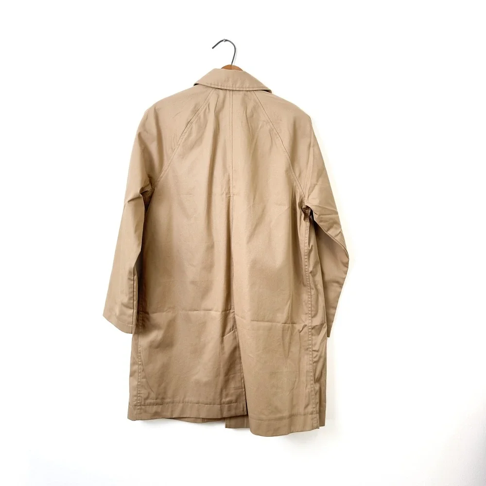 NWT Everlane The Mac Coat‎ Cornstalk Organic Cotton - L - Picture 2 of 7